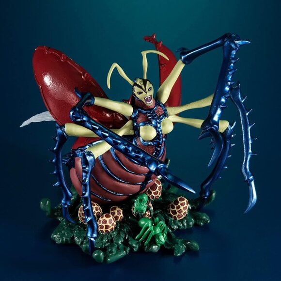 Megahouse Yu-Gi-Oh! Insect Queen Monster Chronicle Statue Figure Collectible-New - Picture 4 of 7